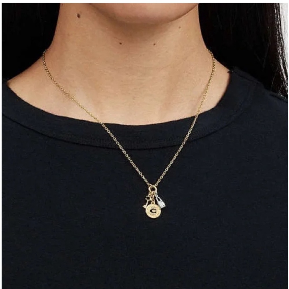 Coach Gold Minimalist Necklace